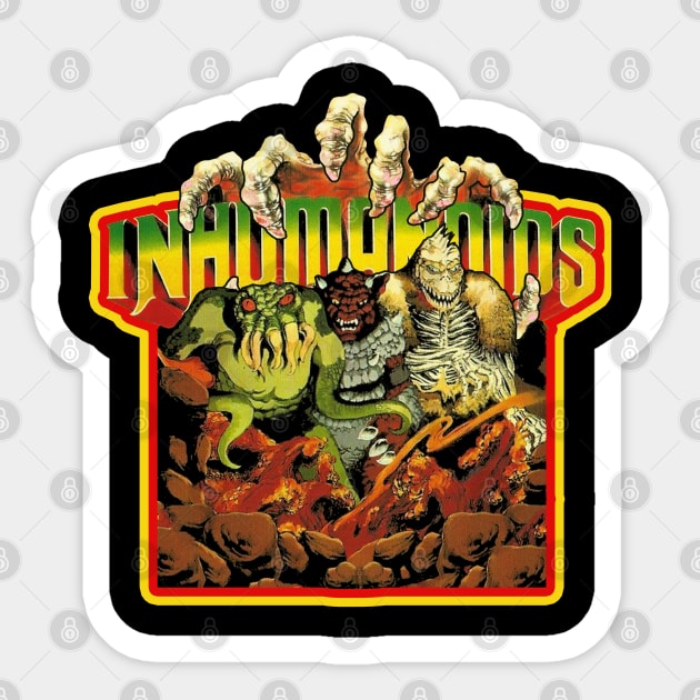 80s Classic Cartoons Inhumanoids Sticker by Niko Neon